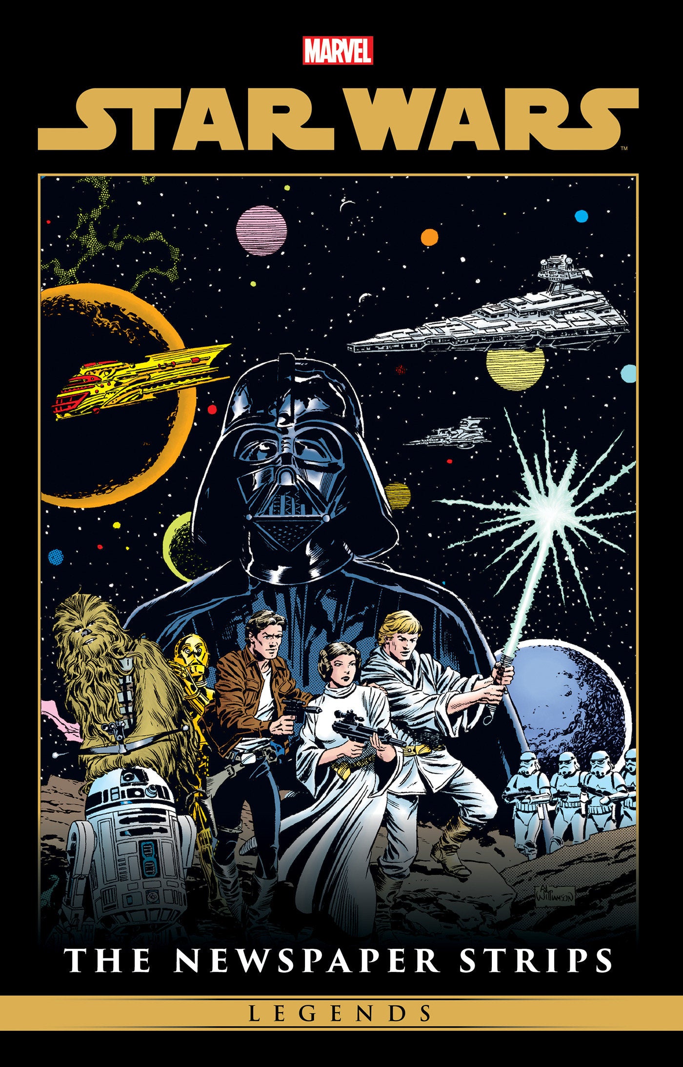 Star Wars Legends: The Newspaper Strips Omnibus Al Williamson Early Adventures Cover