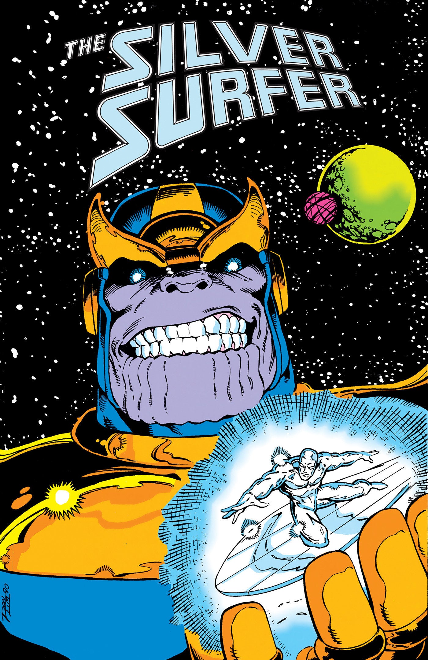 Silver Surfer: The Infinity Gauntlet Omnibus Ron Lim Marvel Age Cover [Direct Market Only]