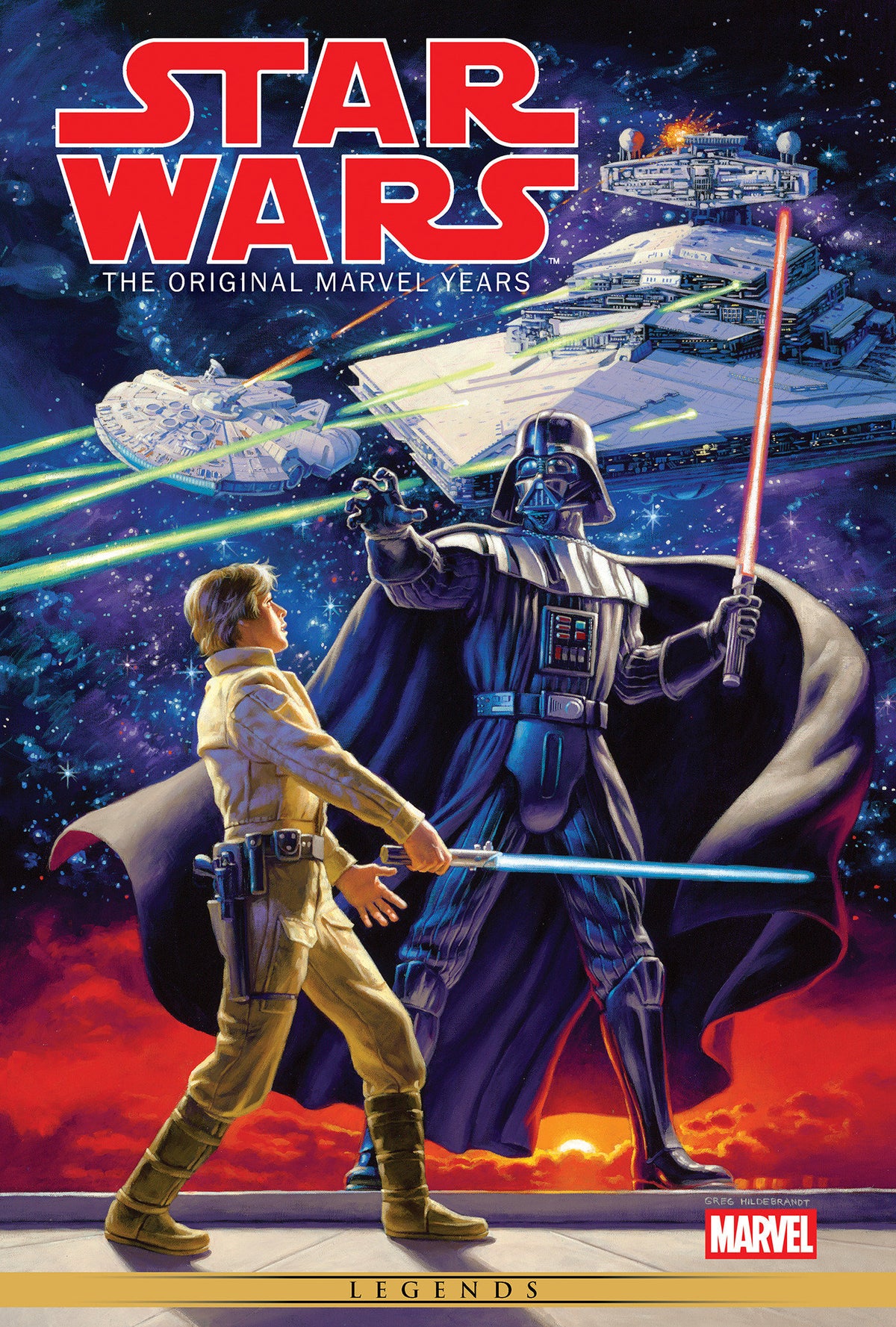 Star Wars: The Original Marvel Years Omnibus Volume. 1 Greg Hildebrandt Cover [New Printing, Direct Market Only]