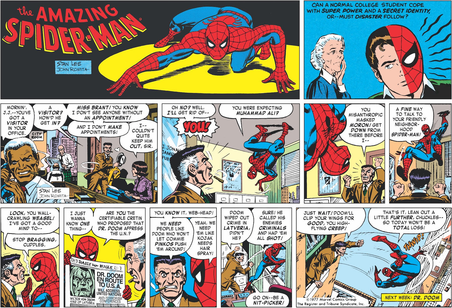 The Amazing Spider-Man Classic Newspaper Comics - 1977