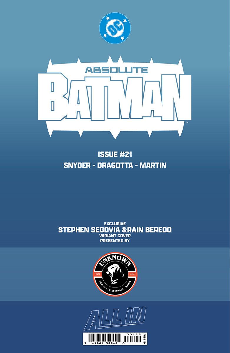 [FOIL] ABSOLUTE BATMAN #21 STEPHEN SEGOVIA EXCLUSIVE VIRGIN VAR (06/17/2026)