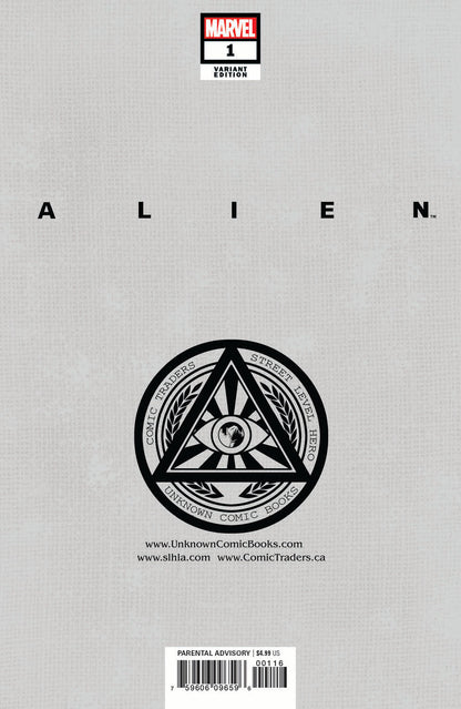 Alien #1 Unknown Comics Marco Mastrazzo Exclusive Var (03/24/2021)