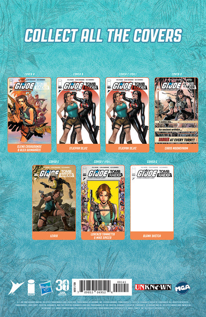 GI JOE A REAL AMERICAN HERO TOMB RAIDER #1 RANDY GREEN NYCC EXCLUSIVE VIRGIN VAR (10/28/2026)