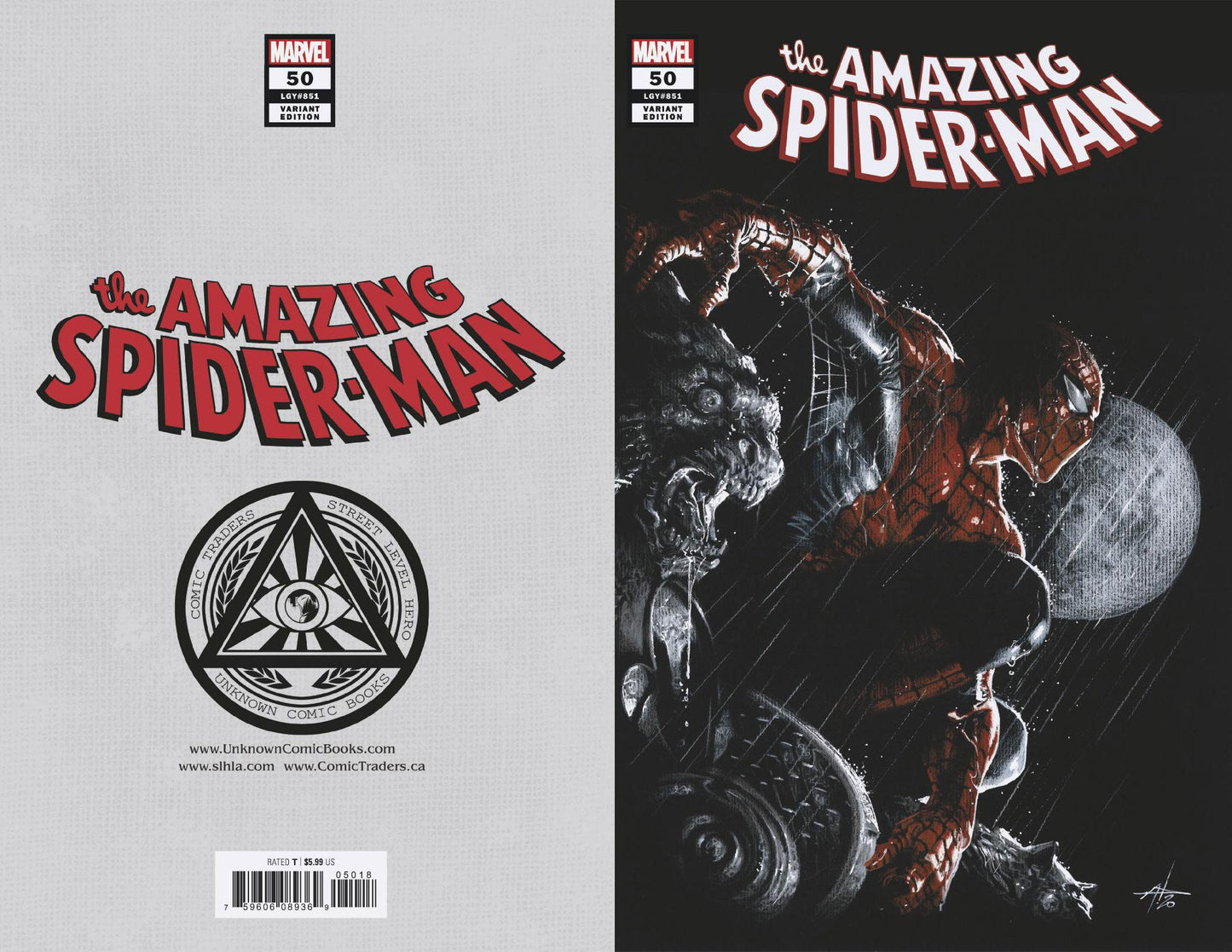 AMAZING SPIDER-MAN #50 UNKNOWN COMICS DELLOTTO EXCLUSIVE VAR (10/14/2020)