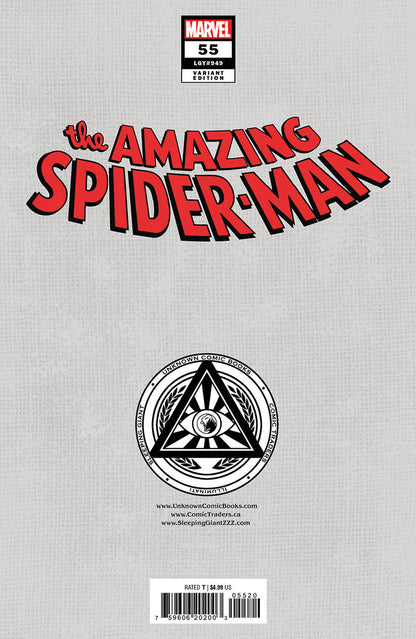 [2 Pack] Amazing Spider-Man #55 Unknown Comics Ejikure Exclusive Var (08/14/2024)