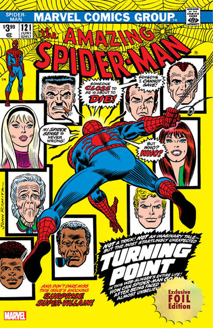 [Foil] Amazing Spider-Man #121 Facsimile Edition Unknown Comics John Romita Exclusive Var (06/14/2023)