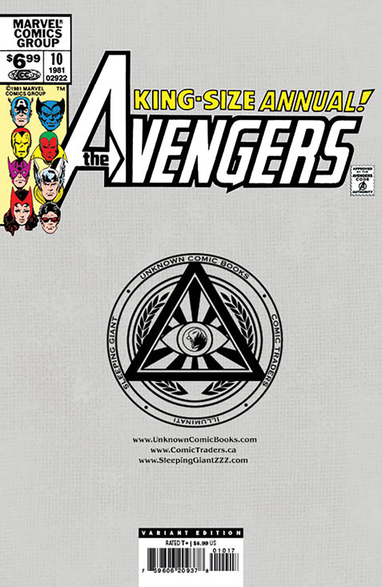 AVENGERS ANNUAL #10 UNKNOWN COMICS DAVID NAKAYAMA EXCLUSIVE VAR FACSIMILE EDITION (05/29/2024)