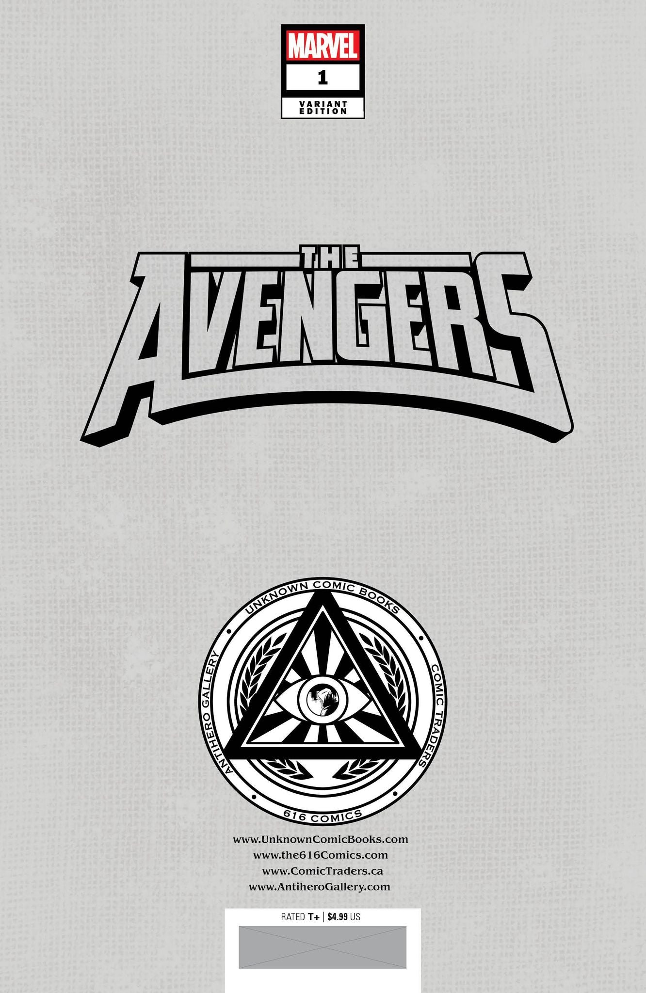 [Signed by Nathan Szerdy] AVENGERS #1 UNKNOWN COMICS NATHAN SZERDY EXCLUSIVE VAR [IN STOCK]