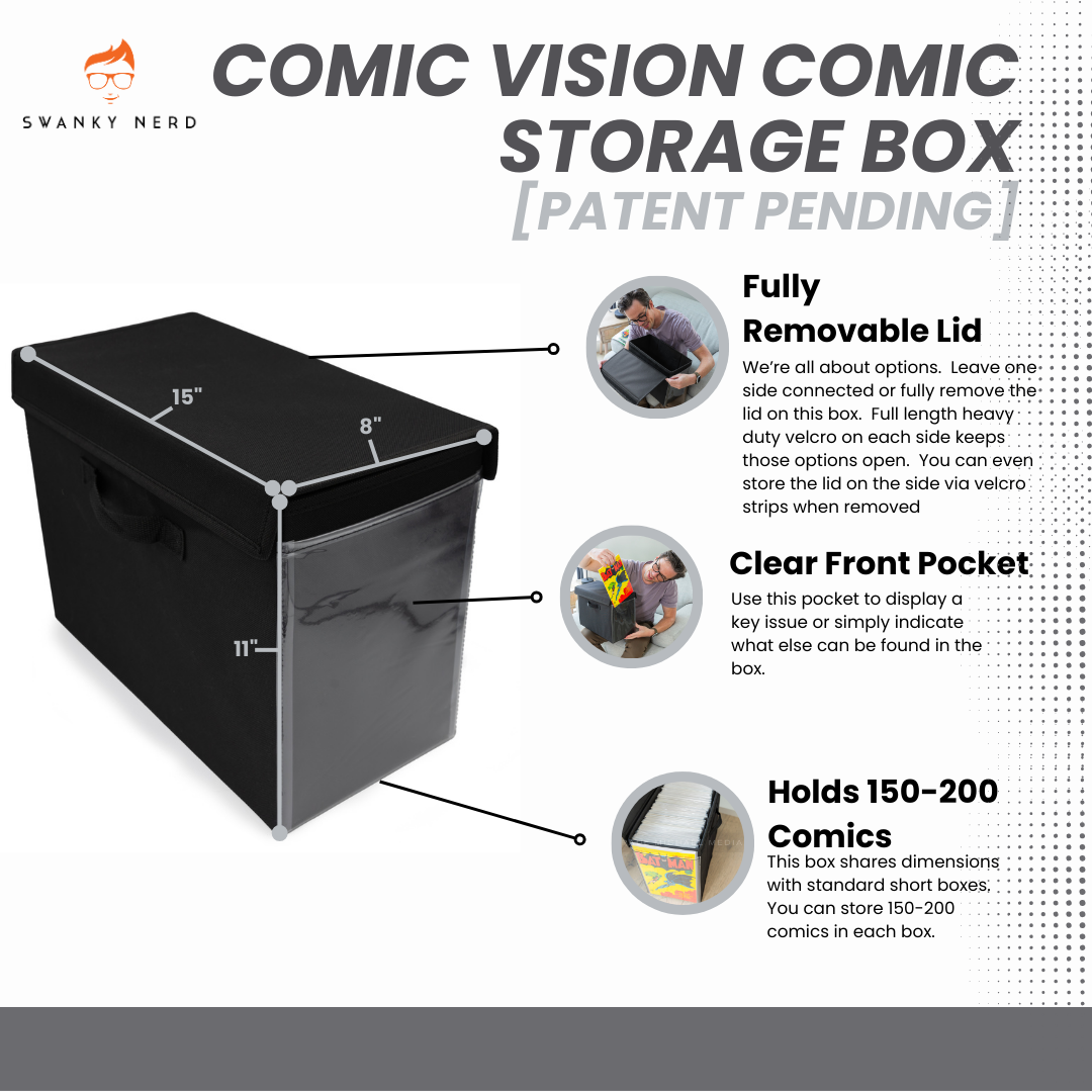 Comic Vision Comic Book Storage Box - ONLINE ONLY