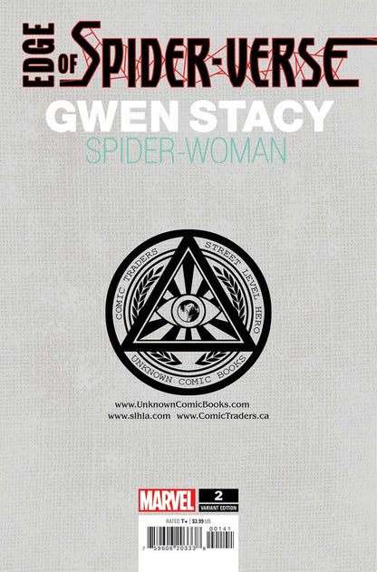 Edge Of Spider-Verse 2 Unknown Comics Marco Turini Exclusive Var (02/09/2022)