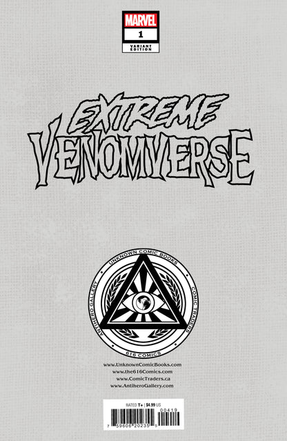 [FOIL] Extreme Venomverse #1 Unknown Comics Greg Horn Exclusive Foil Virgin Var (05/10/2023)