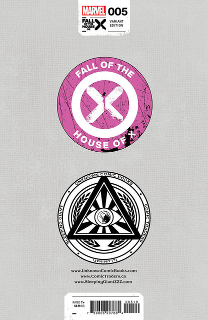 [2 Pack] Fall Of The House Of X #5 Unknown Comics Miguel Mercado Exclusive Var [Fhx] (05/22/2024)