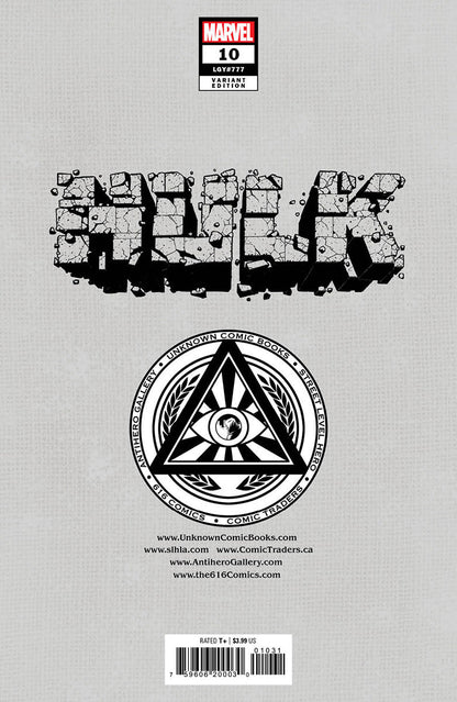 Hulk #10 Unknown Comics R1C0 Exclusive Var (11/02/2022)