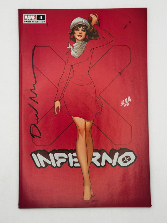 [Signed by David Nakayama] INFERNO #4 (OF 4) UNKNOWN COMICS DAVID NAKAYAMA EXCLUSIVE Var