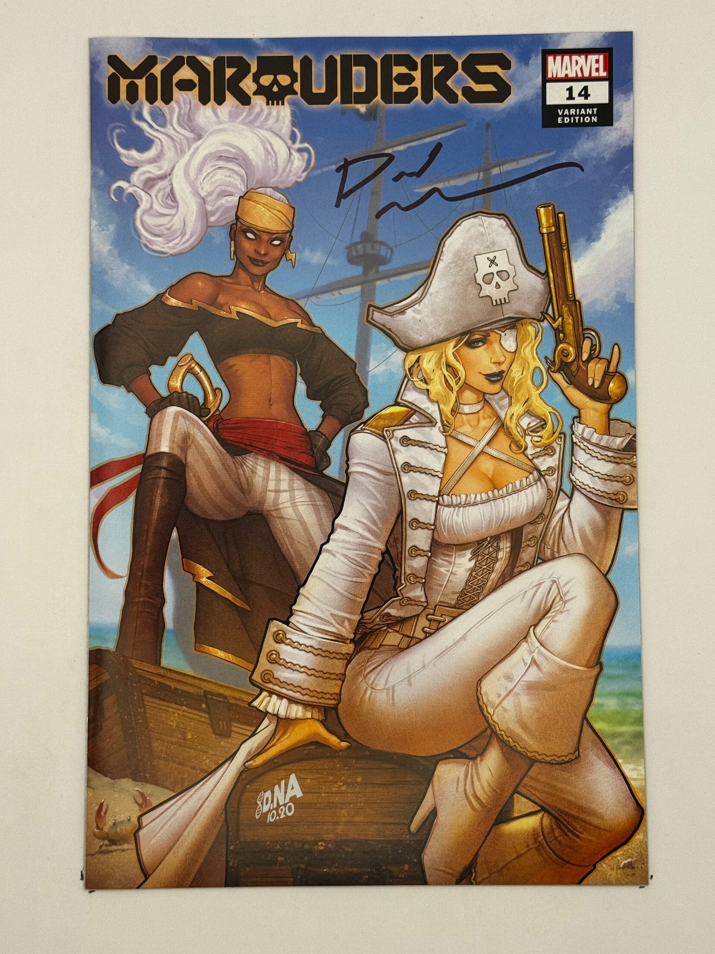 [Signed by David Nakayama] MARAUDERS #14 UNKNOWN COMICS DAVID NAKAYAMA EXCLUSIVE VAR XOS