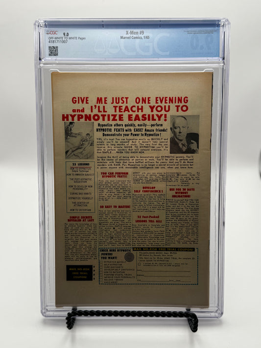 X-Men #9 CGC 9.0 Blue Label 1965 [IN STOCK]