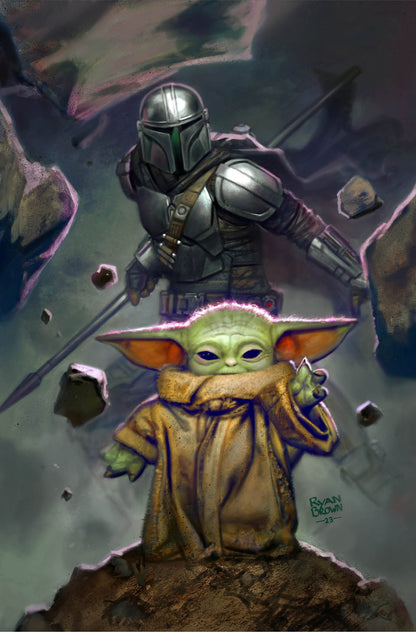 [2 Pack] Star Wars: The Mandalorian Season 2 #4 Unknown Comics Ryan Brown Exclusive Var (09/27/2023)