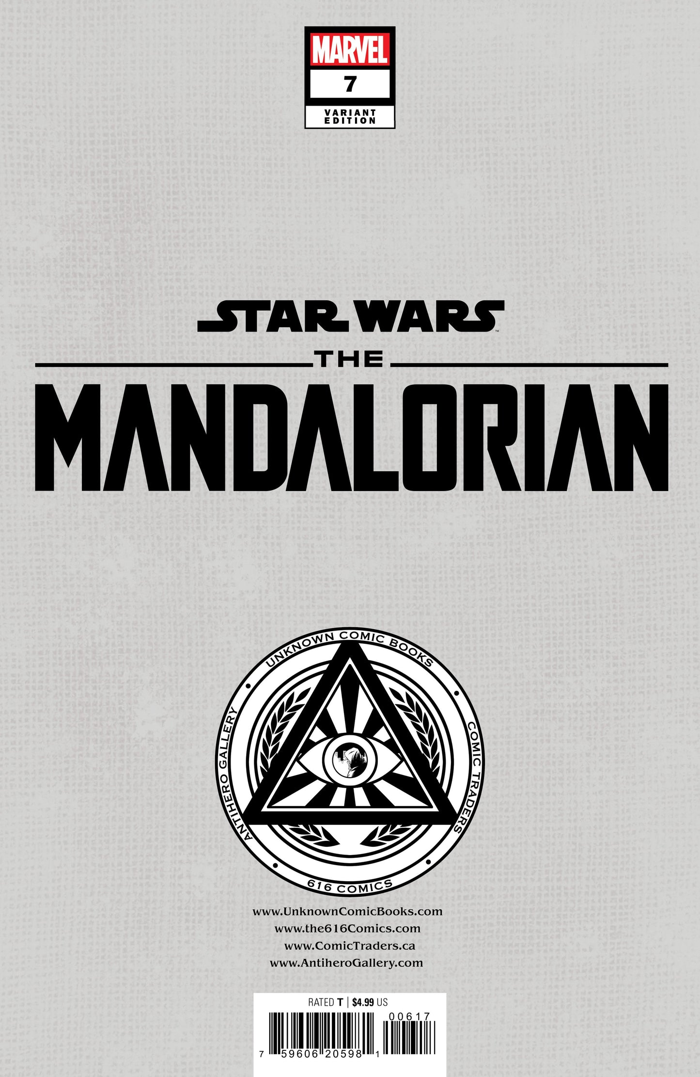 STAR WARS: THE MANDALORIAN SEASON 2 #7 UNKNOWN COMICS MICO SUAYAN EXCLUSIVE VIRGIN VAR (12/27/2023)