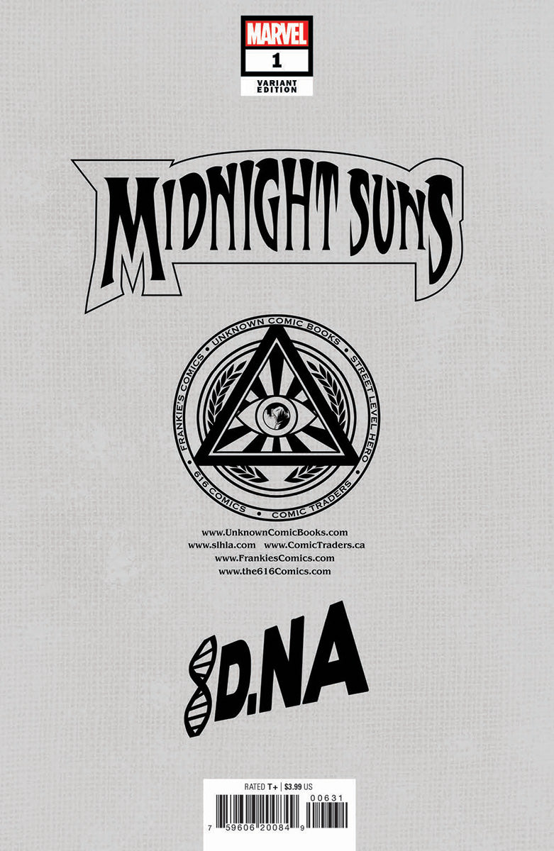 MIDNIGHT SUNS #1 UNKNOWN COMICS DAVID NAKAYAMA EXCLUSIVE VIRGIN VAR (09/14/2022)