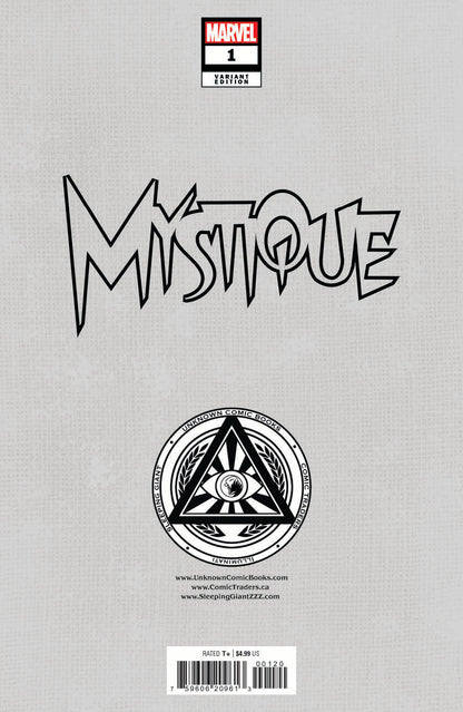 [2 PACK] MYSTIQUE #1 UNKNOWN COMICS KAARE ANDREWS CONNECTING COVER EXCLUSIVE VAR (10/16/2024)
