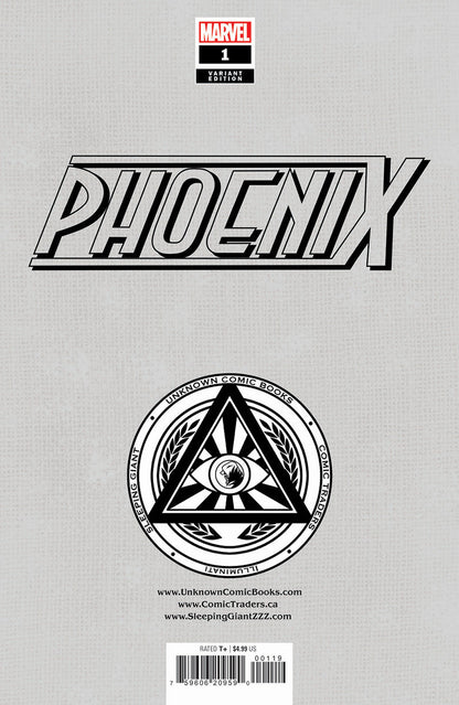 PHOENIX #1 UNKNOWN COMICS NATHAN SZERDY VIRGIN VAR (07/17/2024)