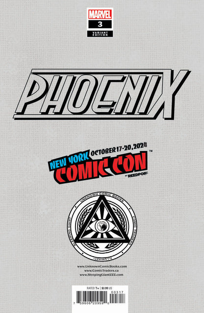 [Signed by Nathan Szerdy] [FOIL] PHOENIX #3 UNKNOWN COMICS EXCLUSIVE NATHAN SZERDY VIRGIN VAR [IN STOCK]