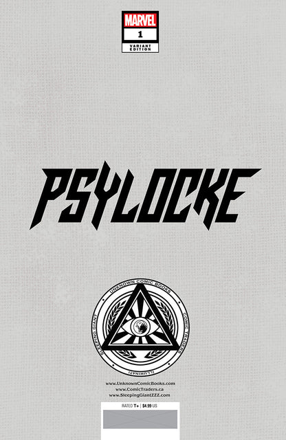 [2 PACK] PSYLOCKE #1 UNKNOWN COMICS ALEXANDER LOZANO EXCLUSIVE VAR (11/13/2024)