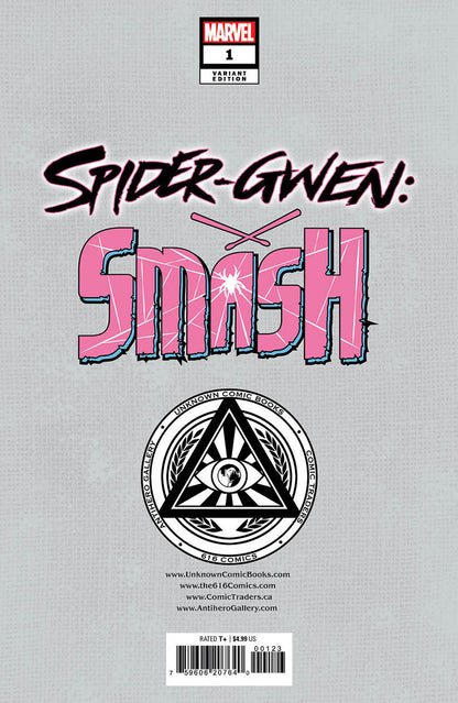 SPIDER-GWEN: SMASH #1 UNKNOWN COMICS DAVID NAKAYAMA EXCLUSIVE VIRGIN VAR (12/13/2023)