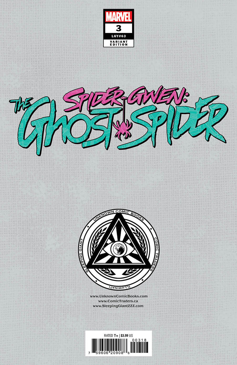 SPIDER-GWEN: THE GHOST-SPIDER #3 UNKNOWN COMICS EJIKURE EXCLUSIVE VAR (07/31/2024)