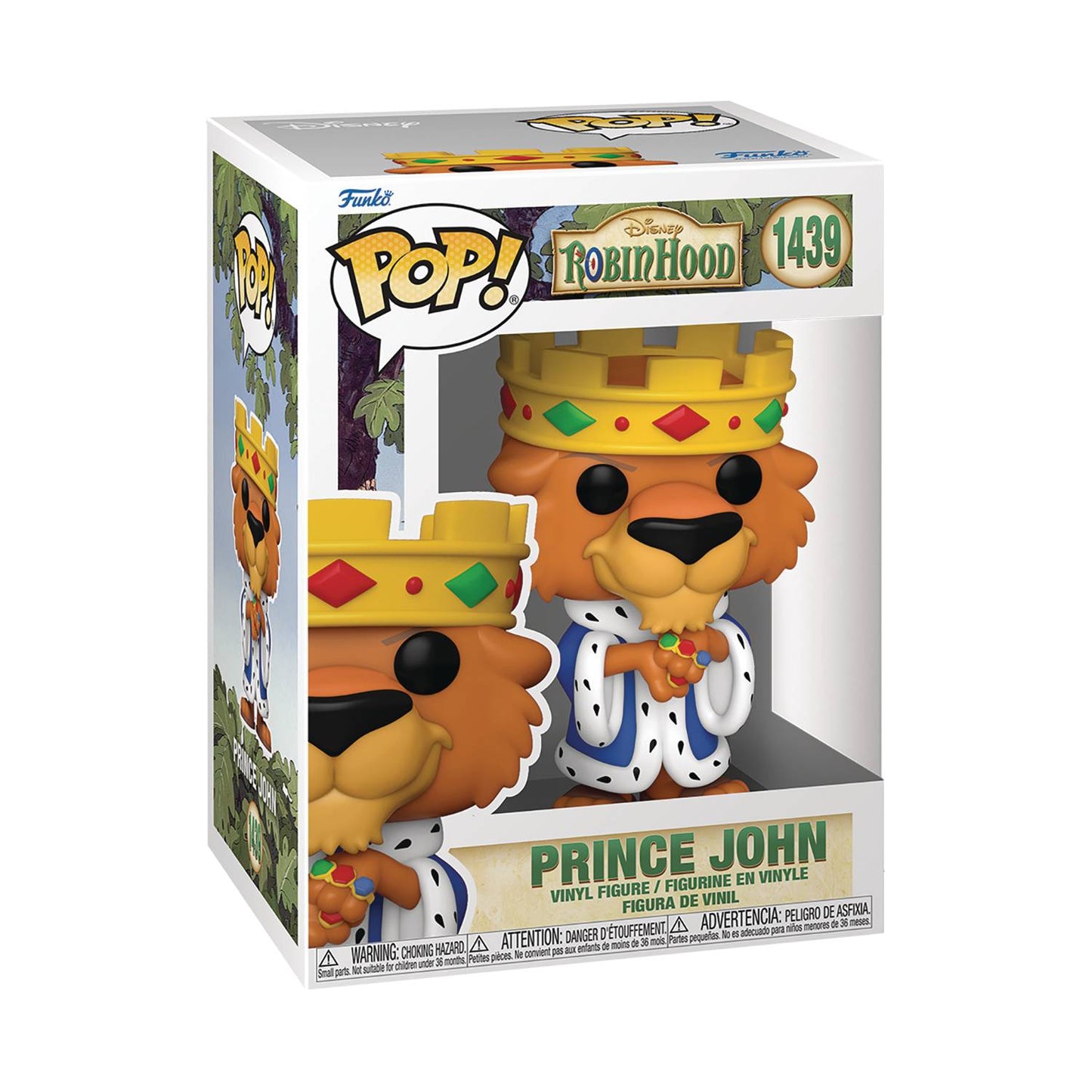 Pop Disney Robin Hood Prince John Vinyl Figure