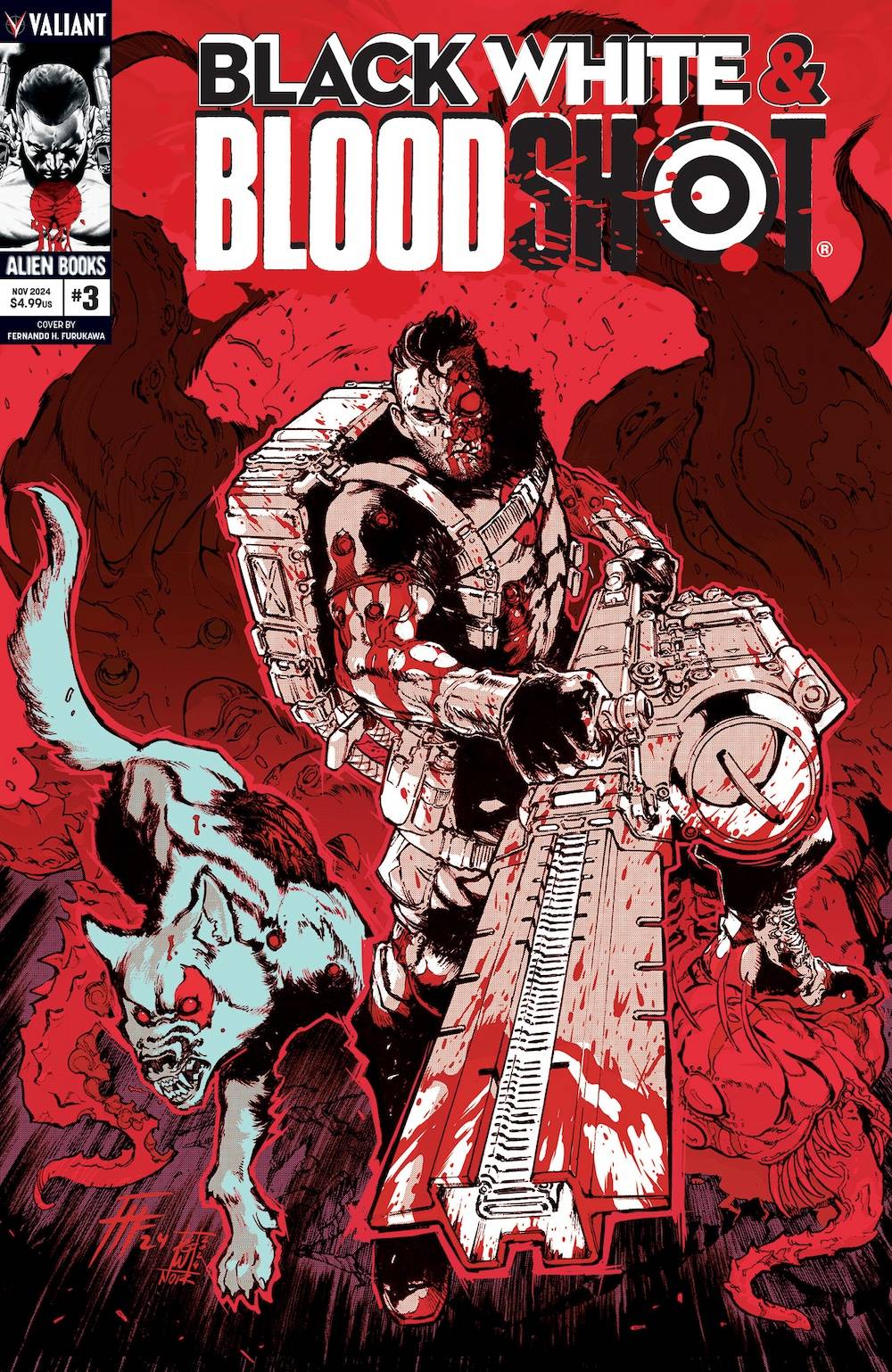 Black White & Bloodshot #3 (Of 4) Cover B Furukawa (Mature)