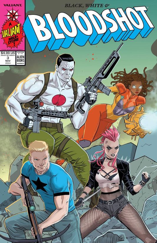 Black White & Bloodshot #3 (Of 4) Cover D (X Variant) Ortiz (Mature)