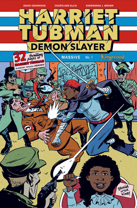 HARRIET TUBMAN DEMON SLAYER #1 KIRBY HOMAGE METAL (MR)