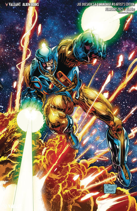 X-O MANOWAR #0 CVR C QUESADA & PALMIOTTI RECOLORED VIRGIN