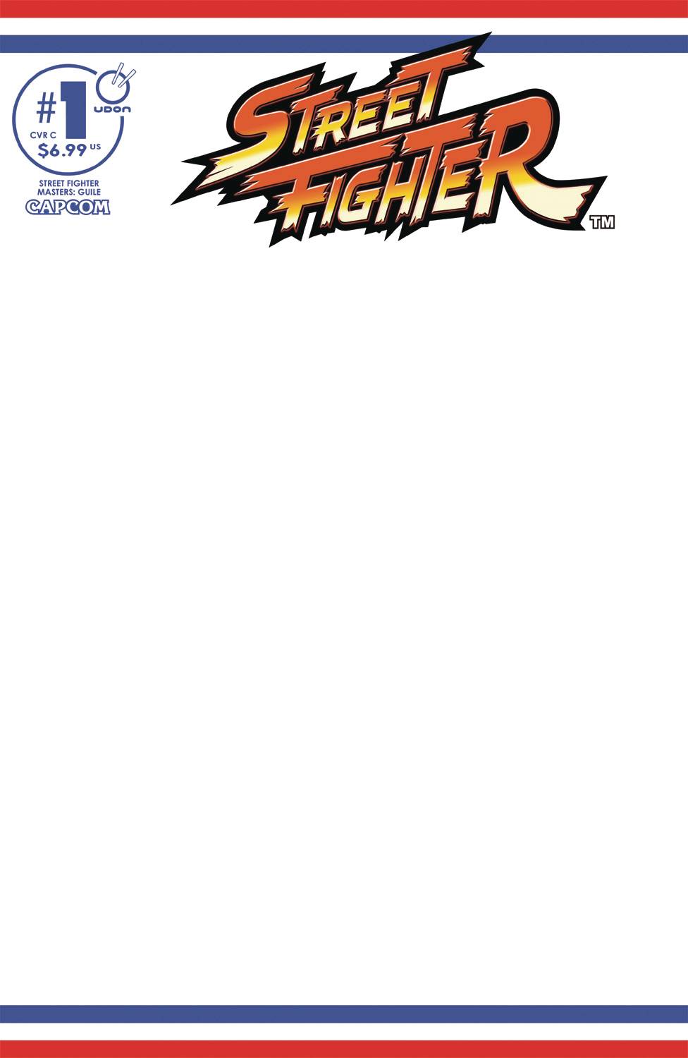 STREET FIGHTER MASTERS GUILE #1 CVR C BLANK SKETCH (C: 0-1-2