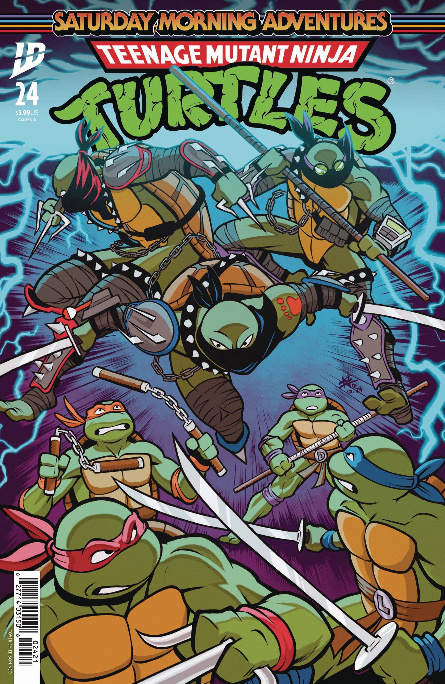 TMNT SATURDAY MORNING ADV #24 CVR B NEO