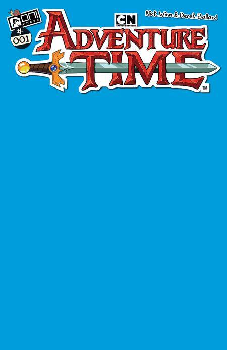 ADVENTURE TIME (2025) #1 CVR F FINN BLUE SKETCH