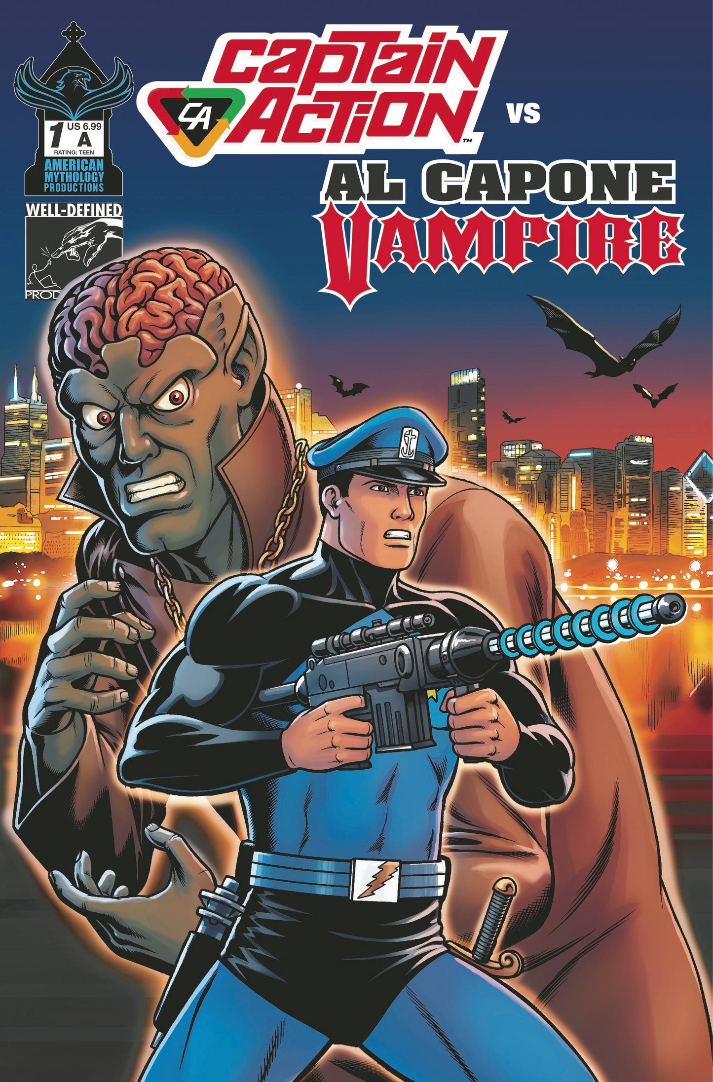 CAPTAIN ACTION VS AL CAPONE VAMPIRE #1 CVR A BROTHERS FRAIM