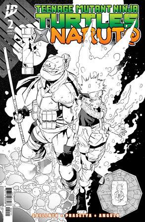 TEENAGE MUTANT NINJA TURTLES X NARUTO #2 2ND PTG