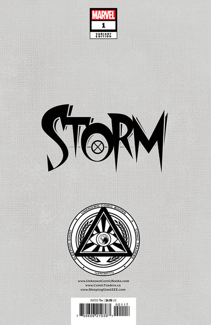 Storm #1 Unknown Comics Exclusive David Nakayama Virgin Var (10/02/2024)