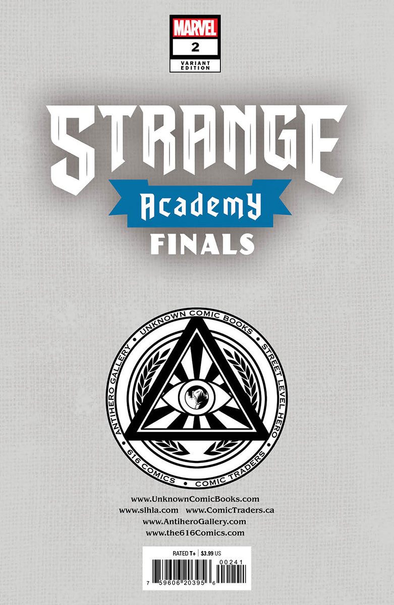 STRANGE ACADEMY: FINALS #2 UNKNOWN COMICS R1C0 EXCLUSIVE VIRGIN VAR (11/30/2022)