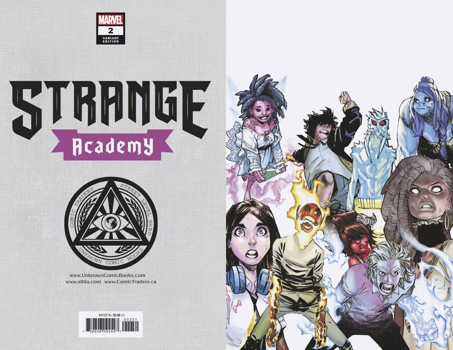 STRANGE ACADEMY #2 UNKNOWN COMICS EXCLUSIVE 4TH PTG VIRGIN VAR (10/14/2020)