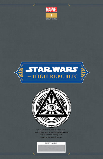 STAR WARS: THE HIGH REPUBLIC #1 UNKNOWN COMICS TYLER KIRKHAM EXCLUSIVE VAR (10/12/2022)