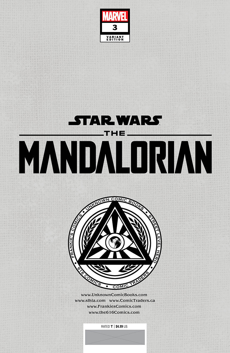 STAR WARS: THE MANDALORIAN #3 UNKNOWN COMICS TODD NAUCK EXCLUSIVE VAR (09/21/2022)