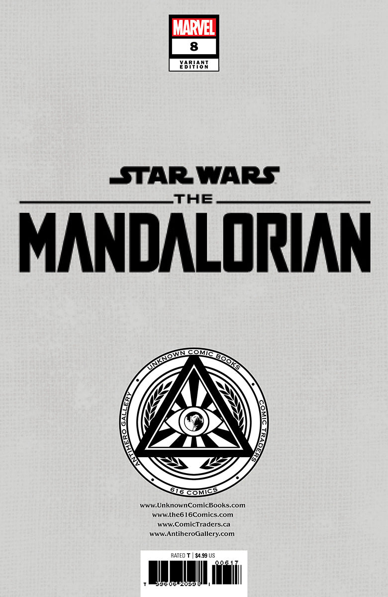 STAR WARS: THE MANDALORIAN SEASON 2 #8 UNKNOWN COMICS DAVID NAKAYAMA EXCLUSIVE VIRGIN VAR (01/10/2024)