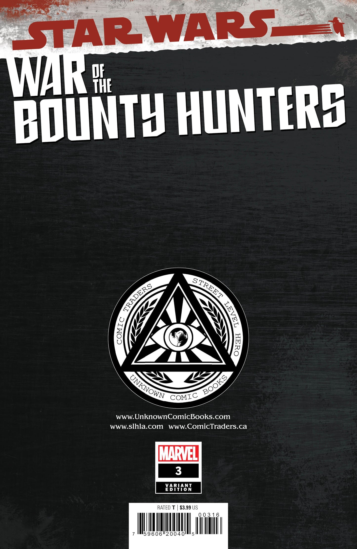 STAR WARS WAR BOUNTY HUNTERS #3 (OF 5) UNKNOWN COMICS TYLER KIRKHAM EXCLUSIVE VAR (08/18/2021)