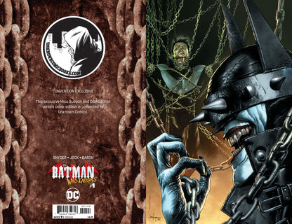 BATMAN WHO LAUGHS #1 (OF 6) UNKNOWN COMIC BOOKS EXCLUSIVE SUAYAN UNMASKED CONVENTION EXCLUSIVE 1/30/2019