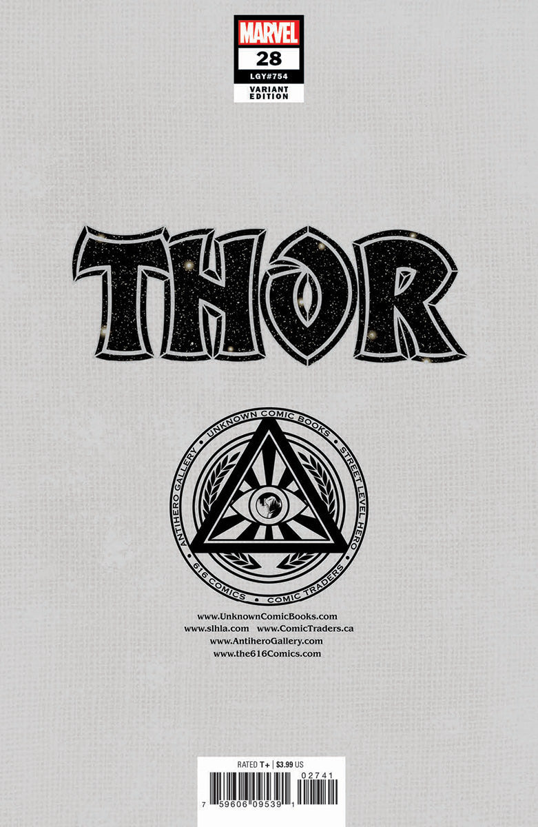 THOR #28 UNKNOWN COMICS IVAN TAO EXCLUSIVE VIRGIN VAR (10/19/2022)