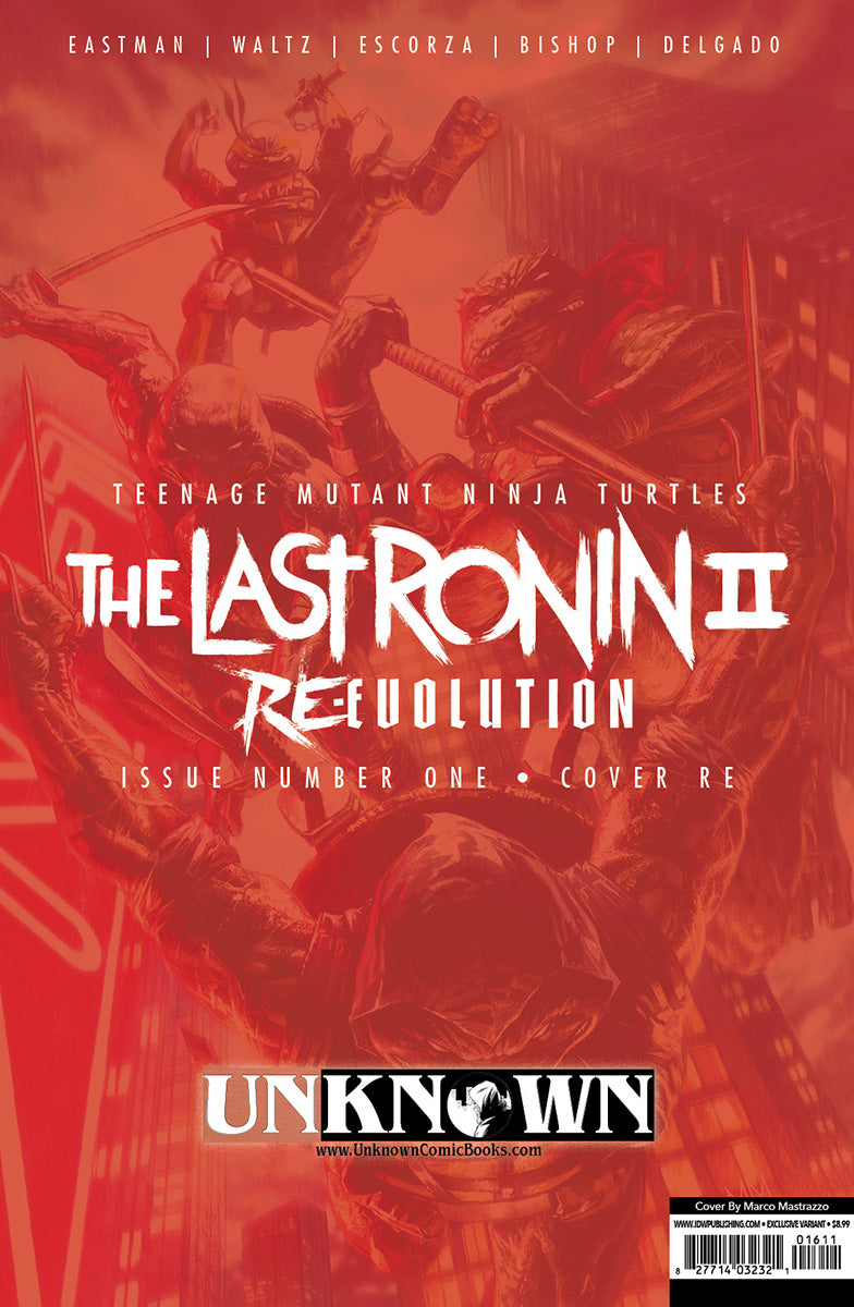 Teenage Mutant Ninja Turtles: The Last Ronin II--Re-Evolution #1 UNKNOWN COMIC MARCO MASTRAZZO EXCLUSIVE VIRGIN VAR (03/06/2024)