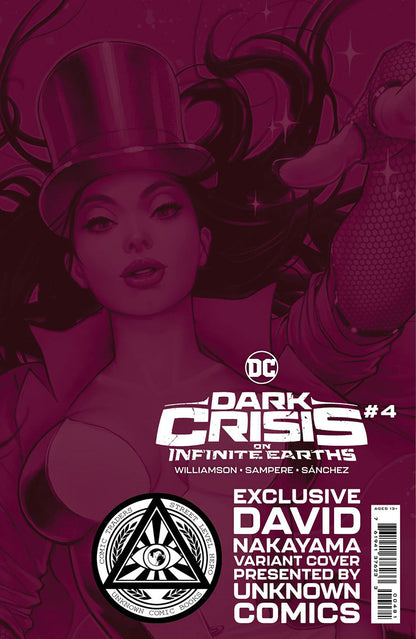 DARK CRISIS ON INFINITE EARTHS #4 UNKNOWN COMICS DAVID NAKAYAMA EXCLUSIVE VAR (09/07/2022)